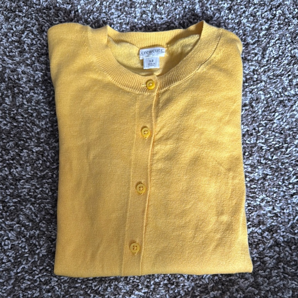 Yellow Crewcuts Cardigan